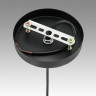 Подвесной светильник LUMION ELENIKA 8057/1А SUSPENTIONI LN24 E27 1*60W 220V черный/смоки металл/стекло 8057/1A